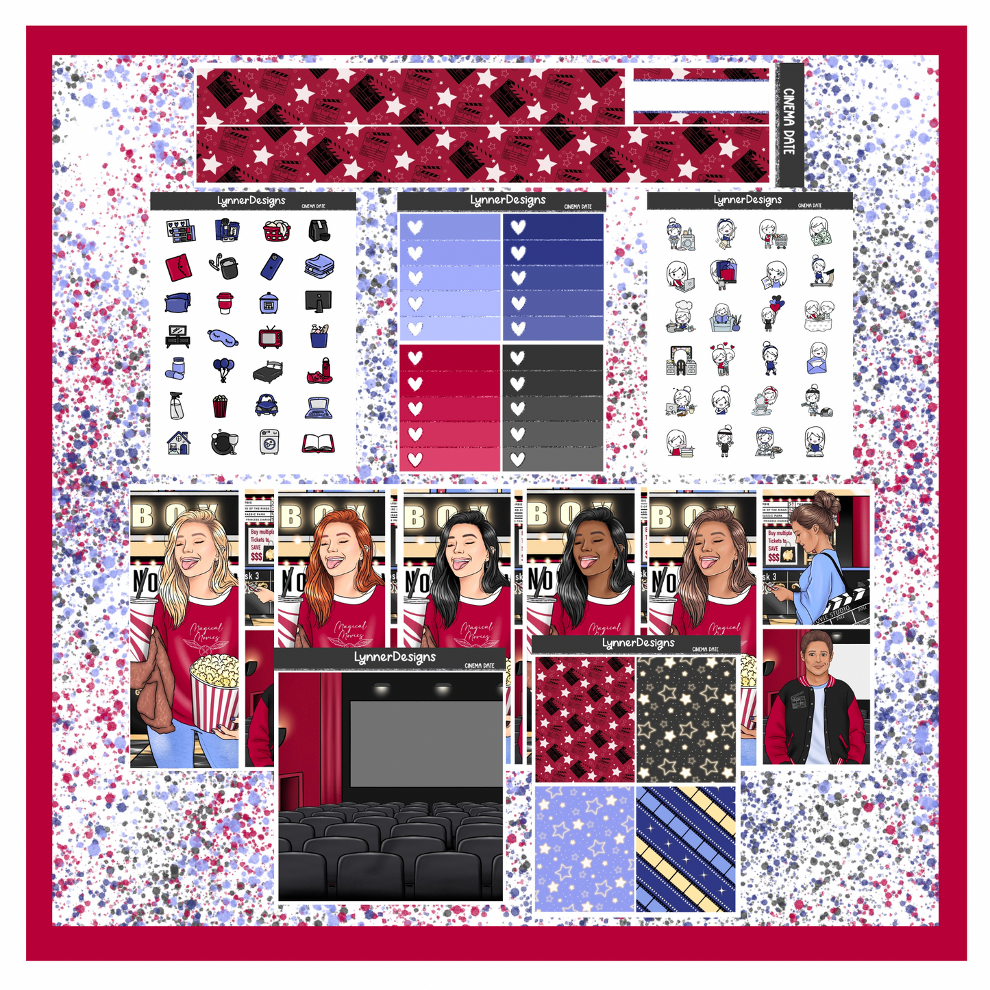 Printable - Cinema Date Weekly Kit