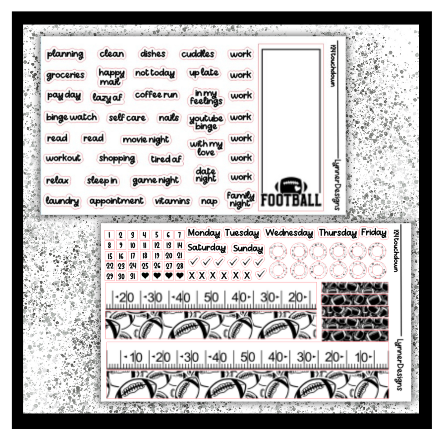 Printable - 124 Touchdown Foil Pack