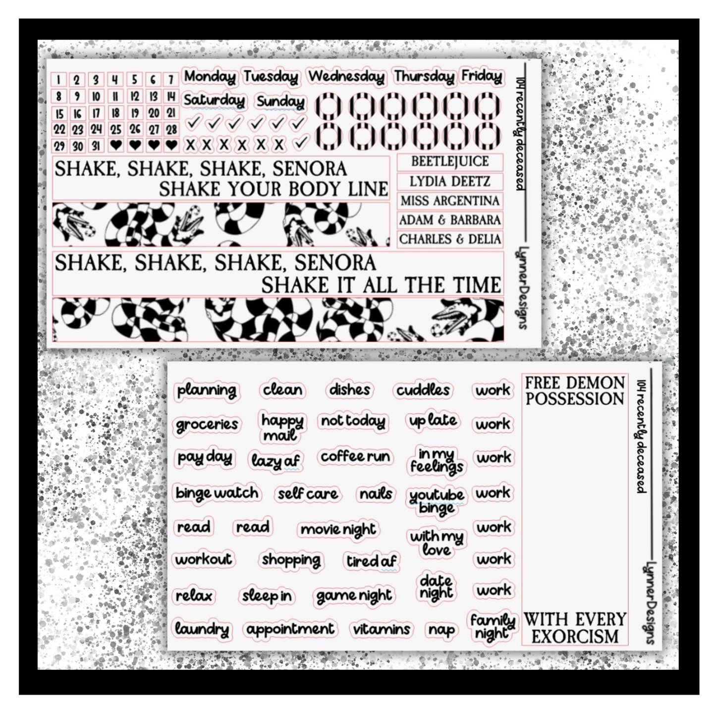 Printable - 104 Recently Deceased Foil Pack