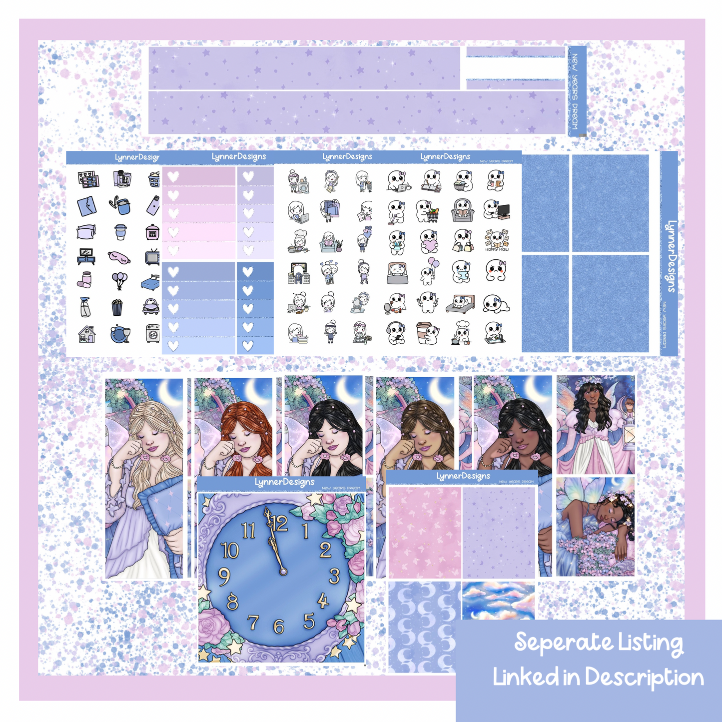 New Years Dream - Vertical Weekly Kit