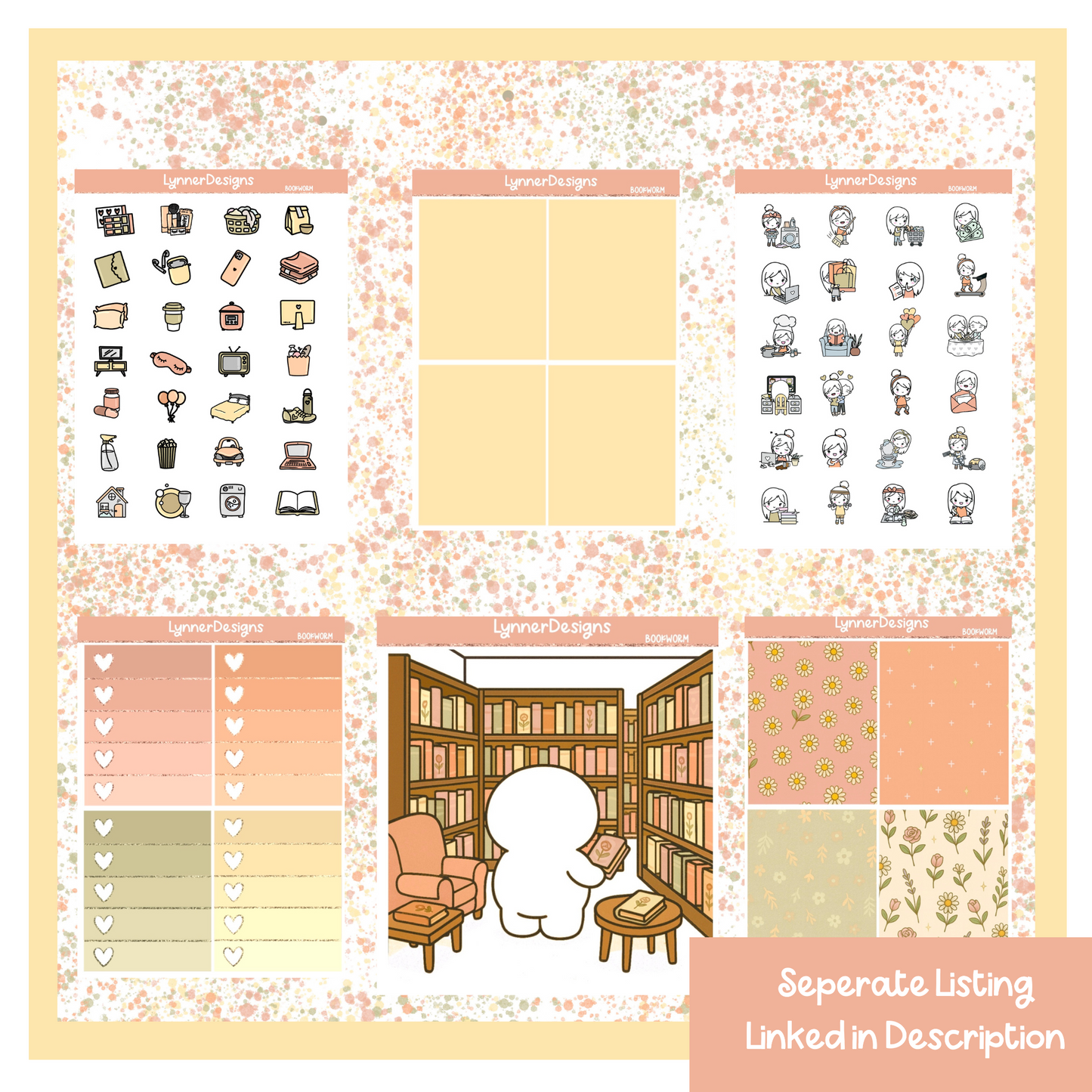 Bookworm - Vertical Weekly Kit - Quinn