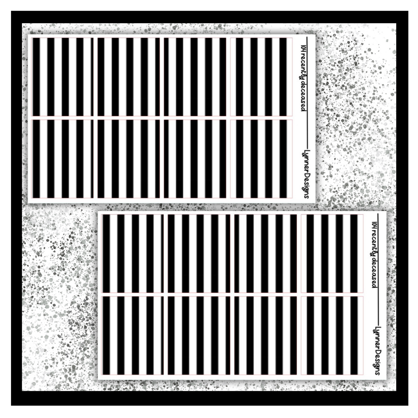 Printable - 104 Recently Deceased Foil Pack