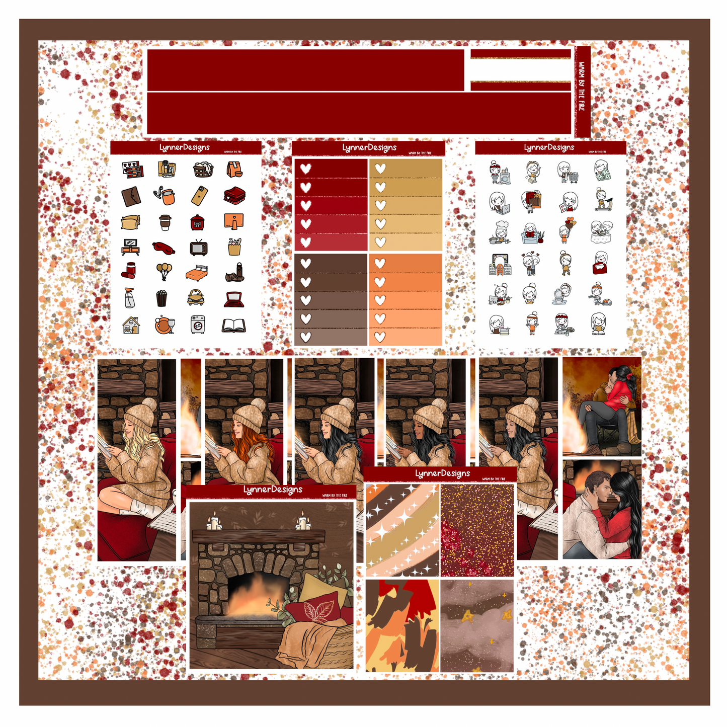 Printable - Warm by the Fire Weekly Kit