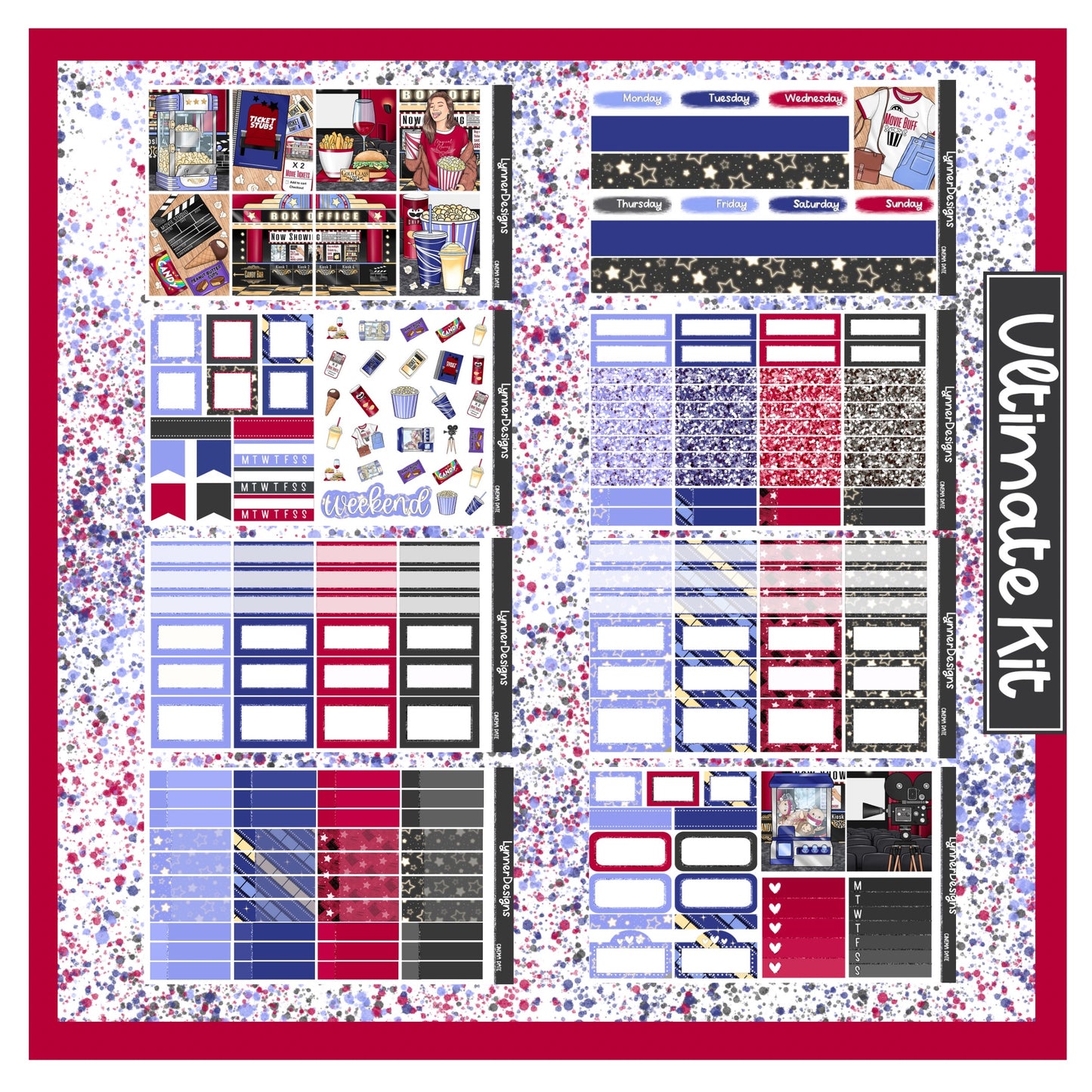 Printable - Cinema Date Weekly Kit