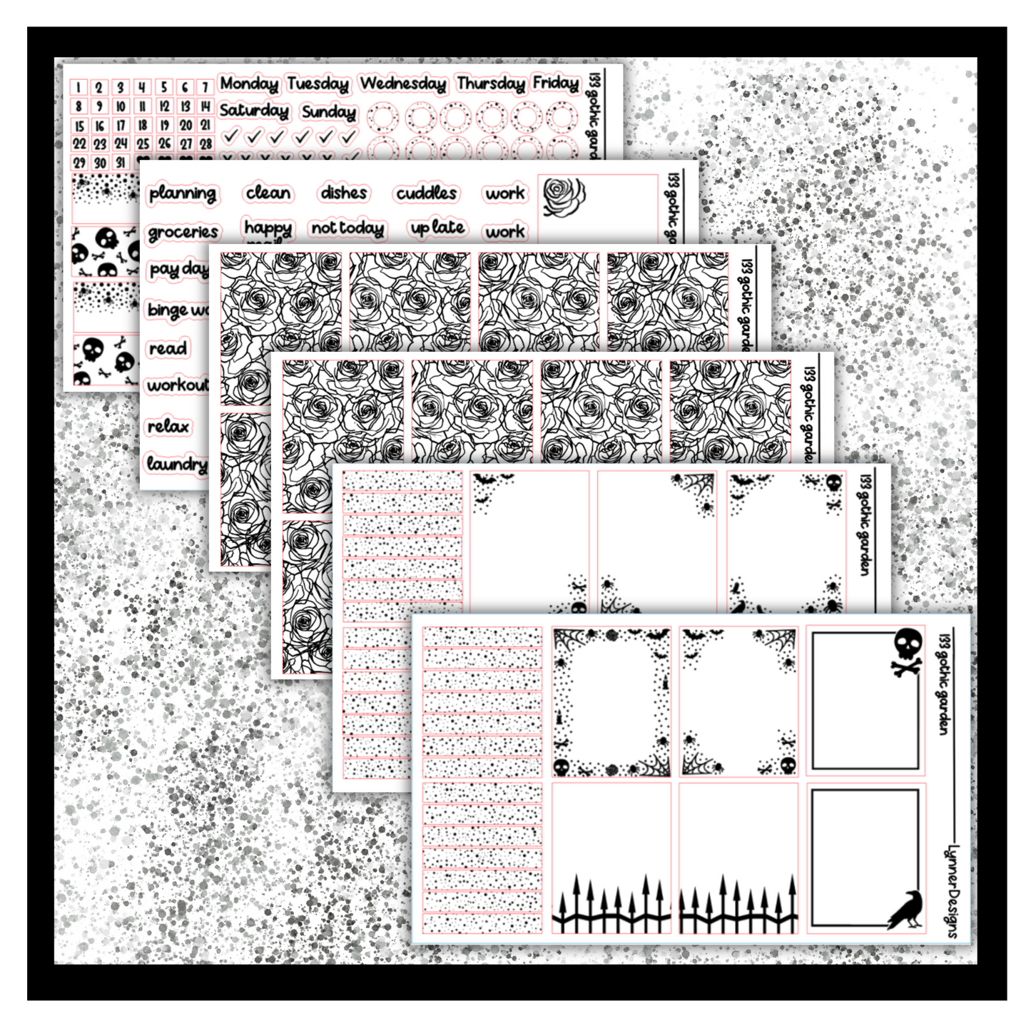 133 Gothic Garden - Foil Pack