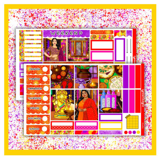 Diwali - Hobonichi Cousin Weekly Kit