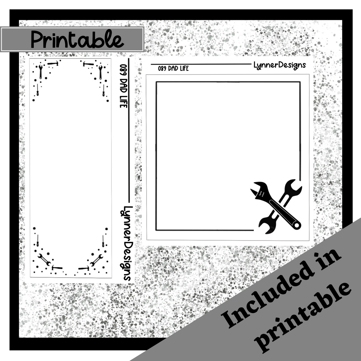Printable 089 Dad Life Foil Pack