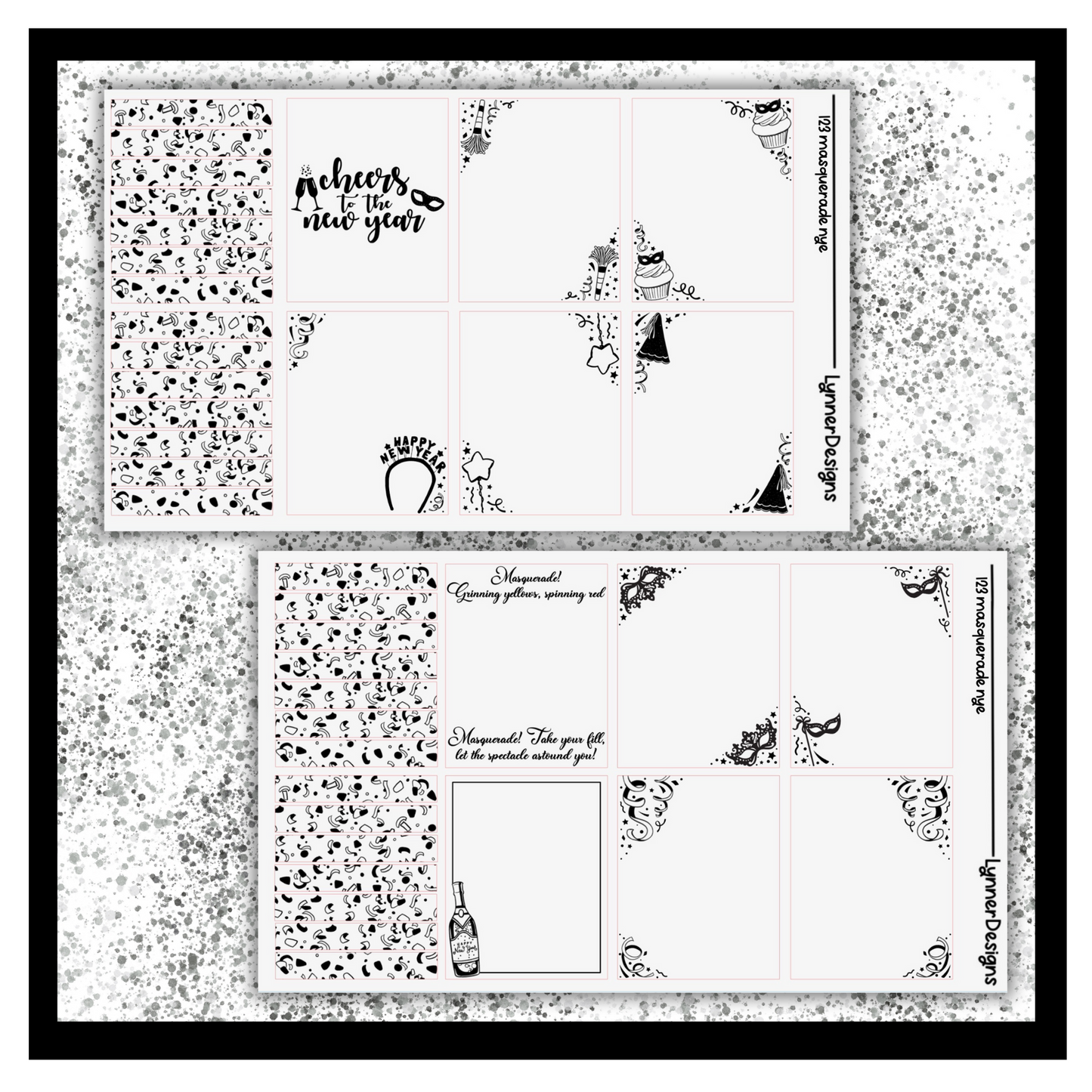 123 Masquerade NYE - Foil Pack