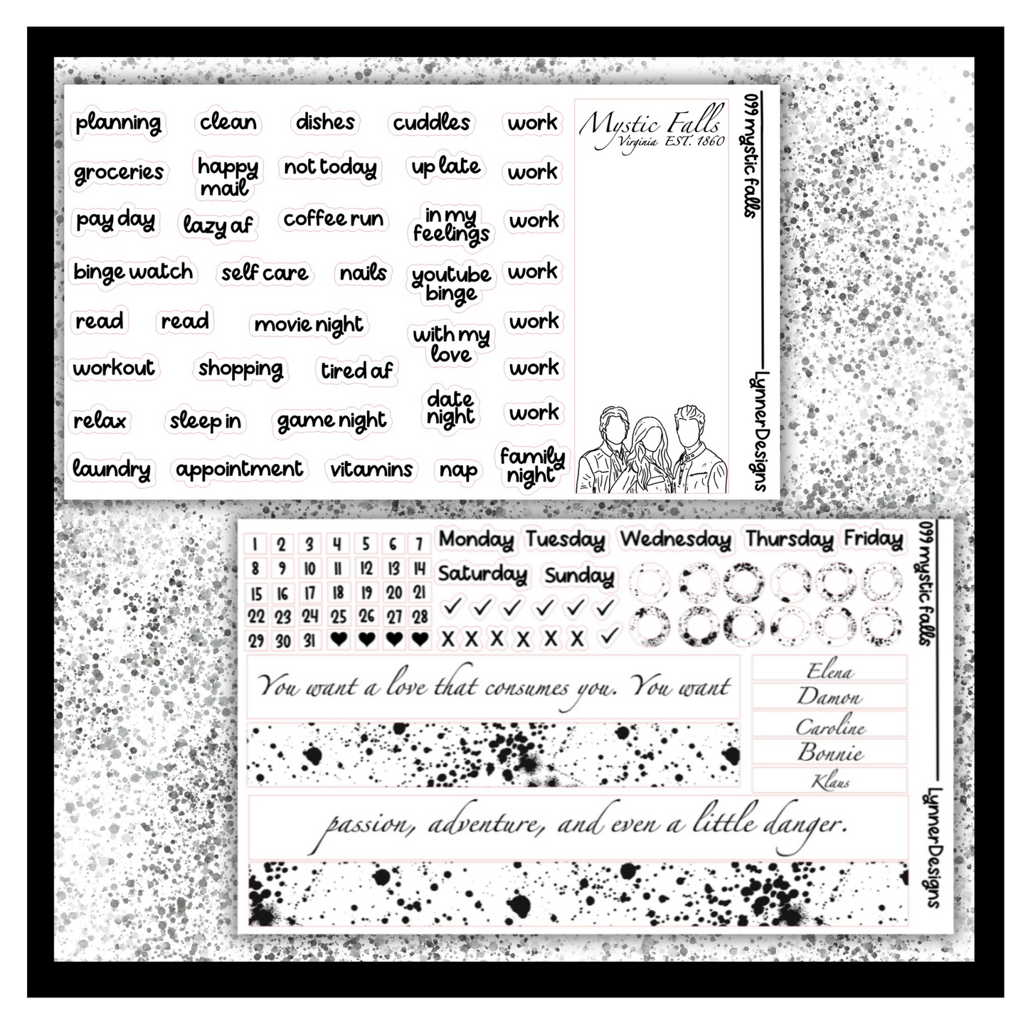 Printable 099 Mystic Falls Foil Pack