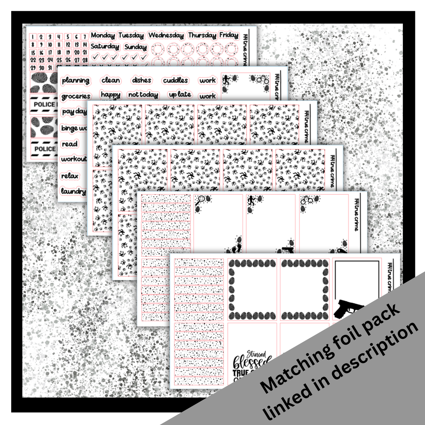 Cold Case - Vertical Weekly Kit