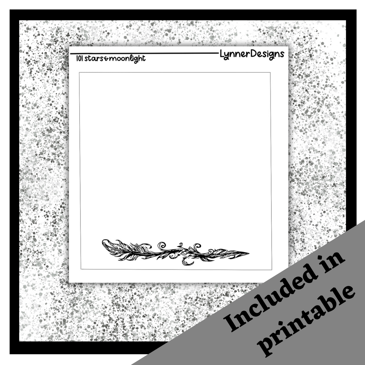 Printable 101 Stars & Moonlight Foil Pack