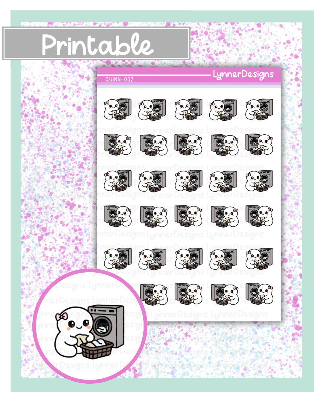 Printable - Quinn 002- Laundry