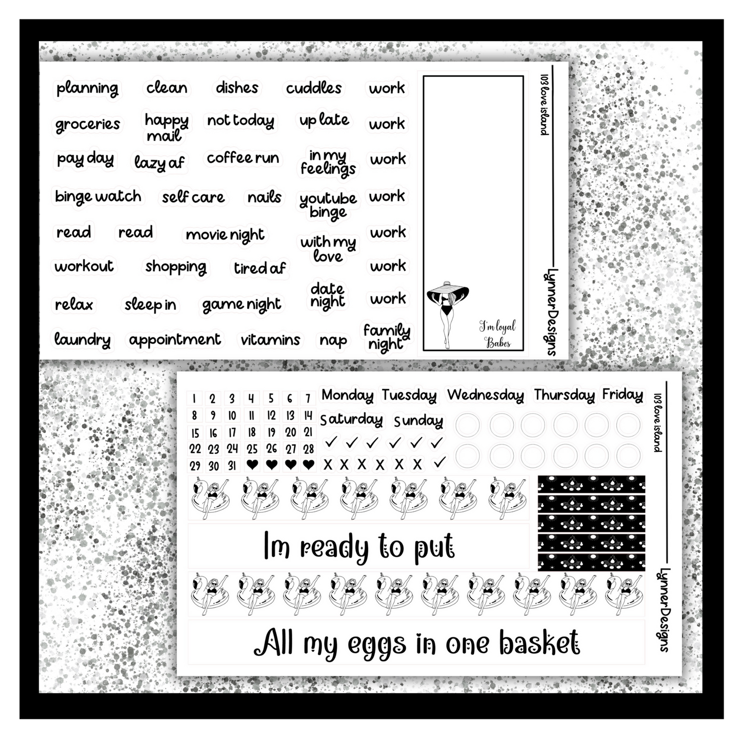 Printable - 103 Love Island Foil Pack