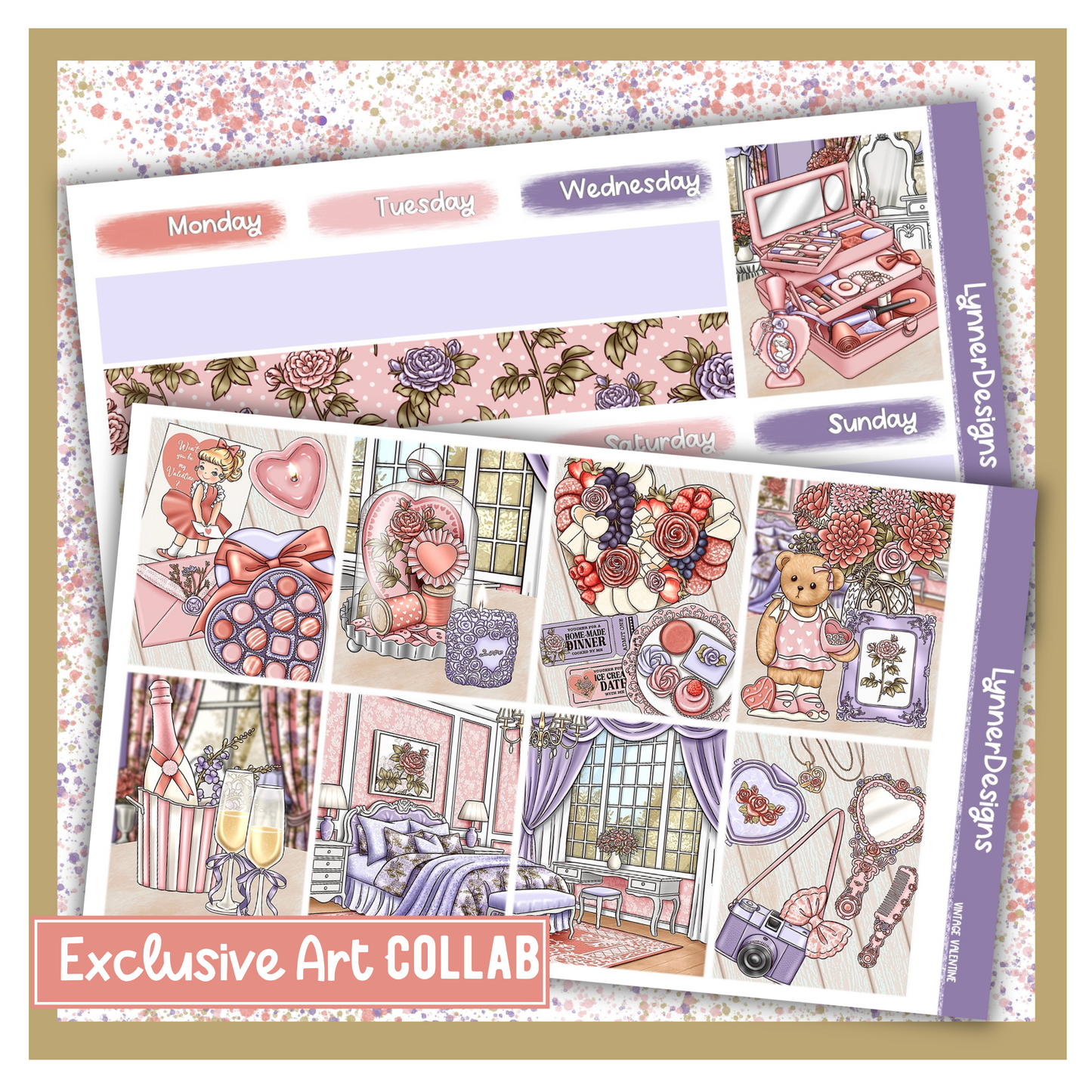 Vintage Valentine - Weekly Kit