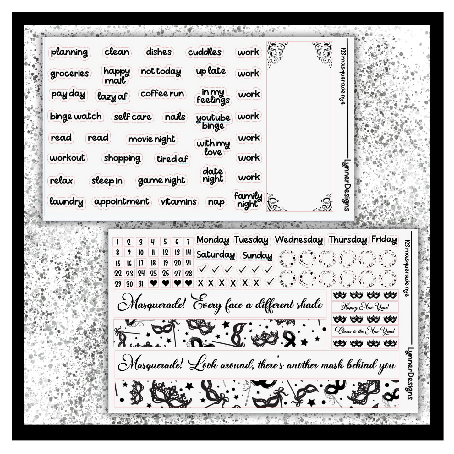 123 Masquerade NYE - Foil Pack