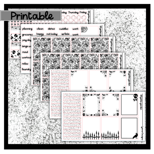 Printable - 133 Gothic Garden Foil Pack