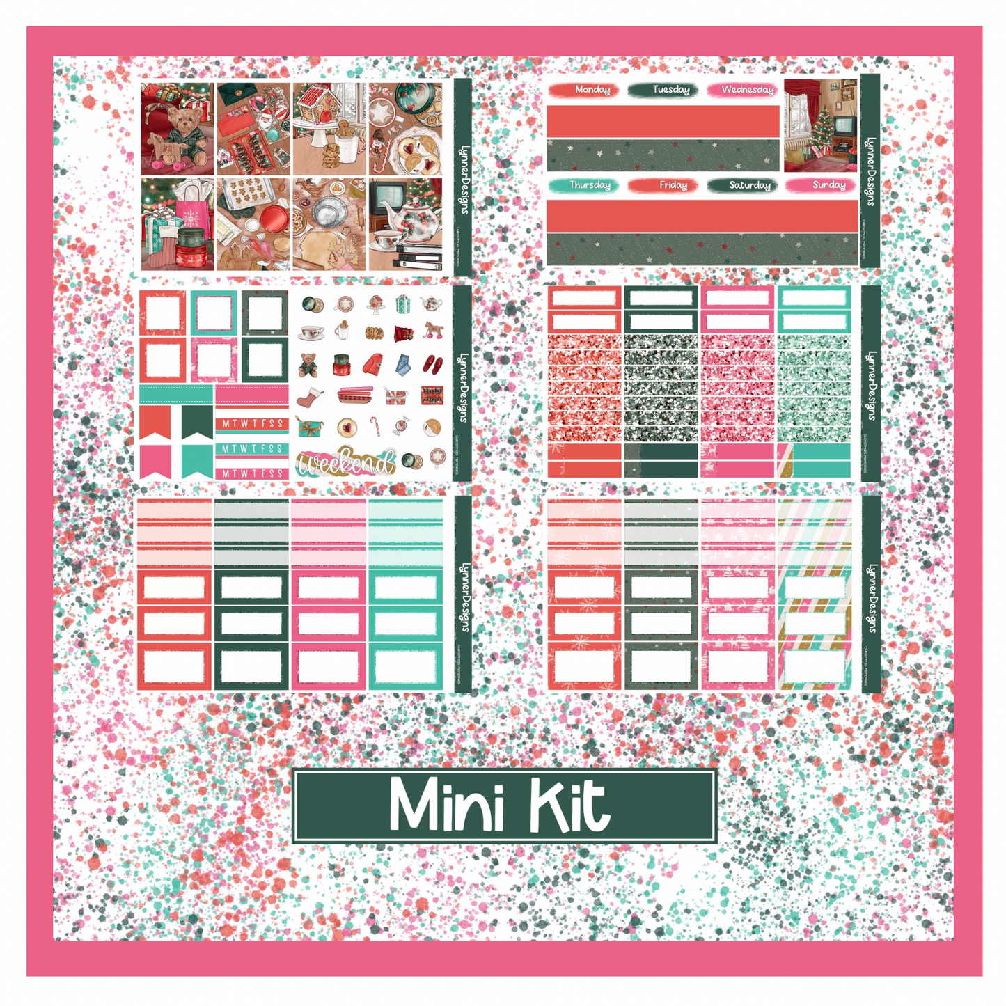 Christmas Memories - Vertical Weekly Kit