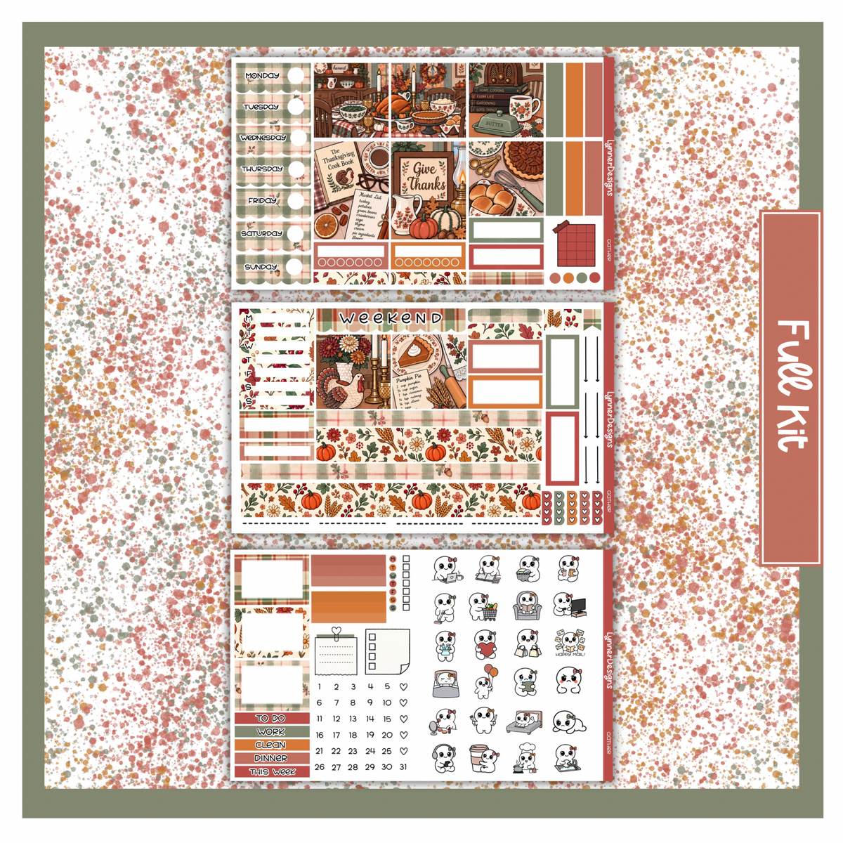 Printable - Gather Hobonichi Cousin Weekly Kit