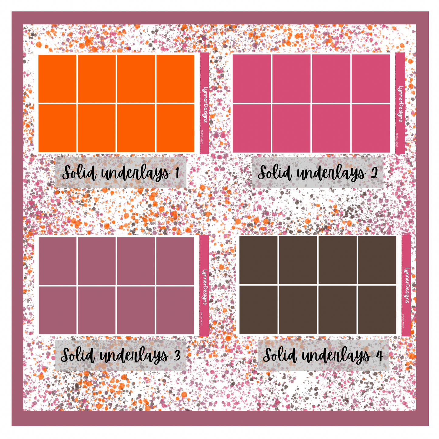 Printable - Spook Night - Vertical - Weekly Kit