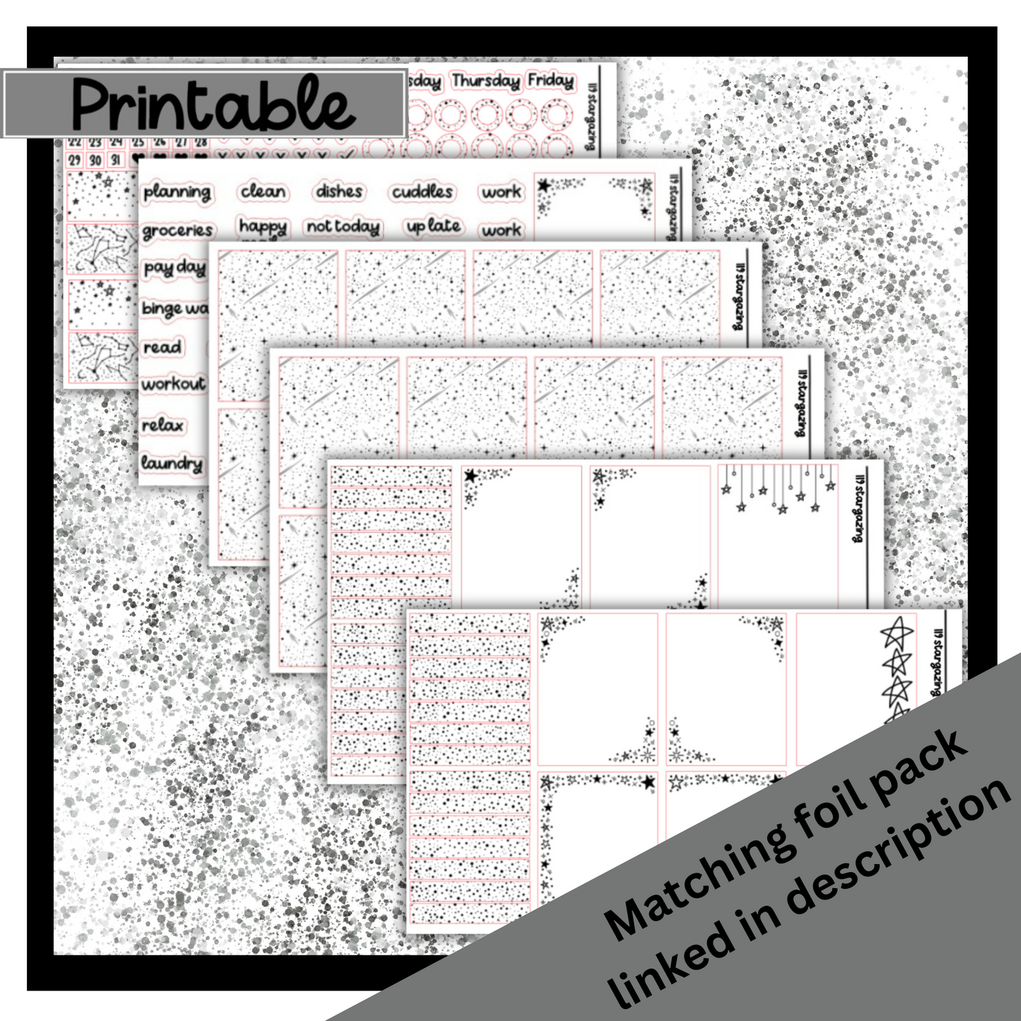 Printable - Self Love Weekly Kit
