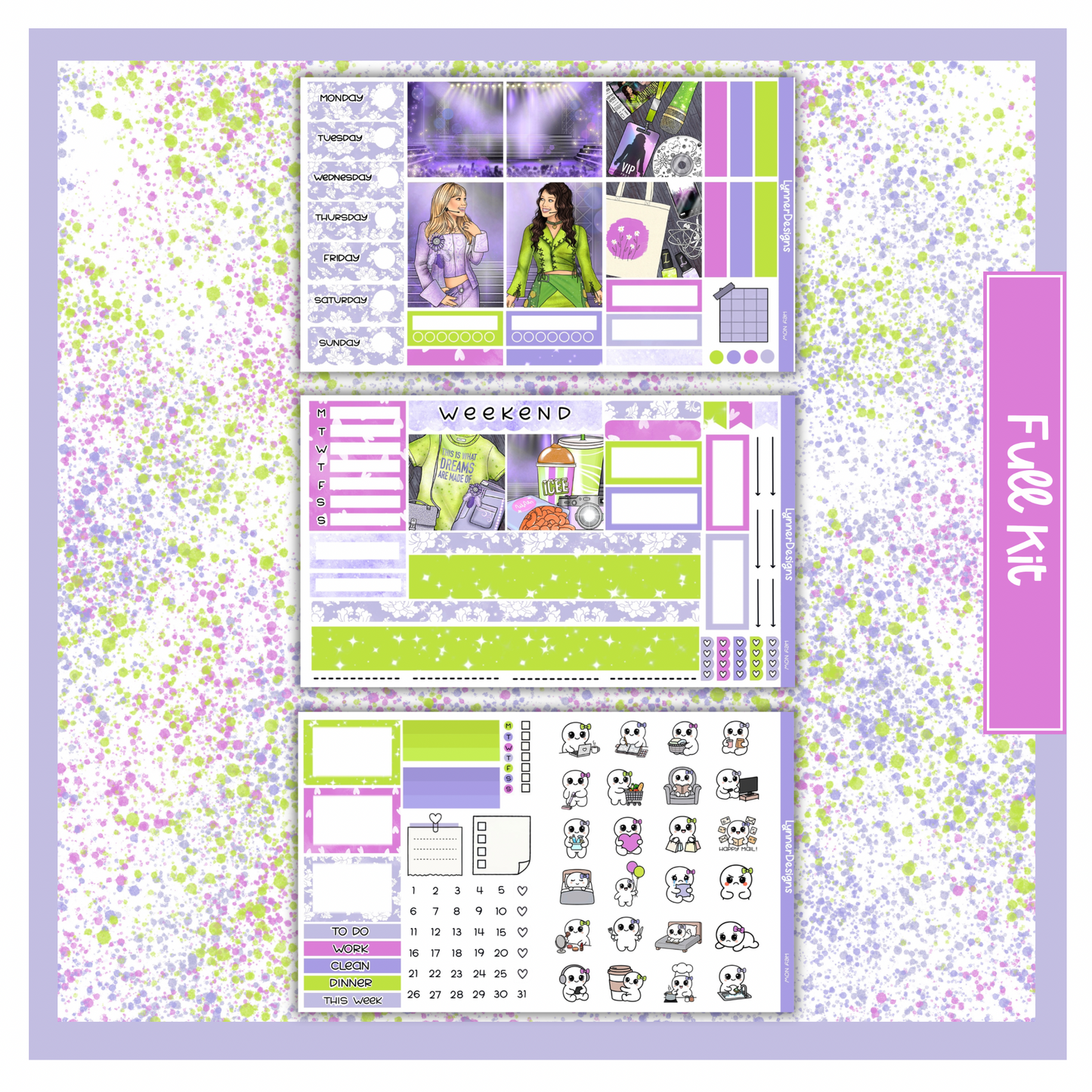 Printable - Hey Now Hobonichi Cousin Weekly Kit