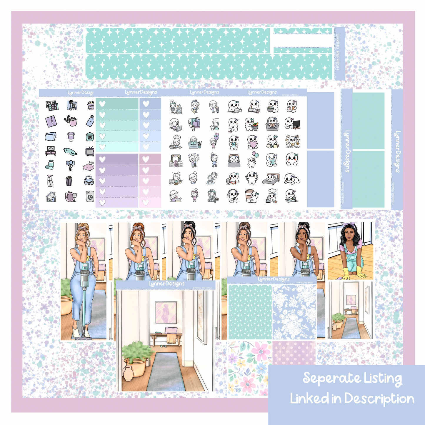 Spring Refresh - Vertical Weekly Kit