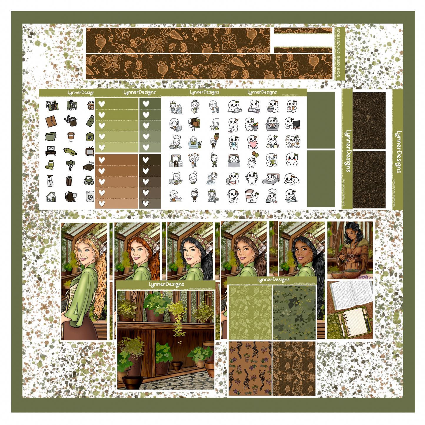 Printable - Spellbound Seedlings - Vertical Weekly Kit