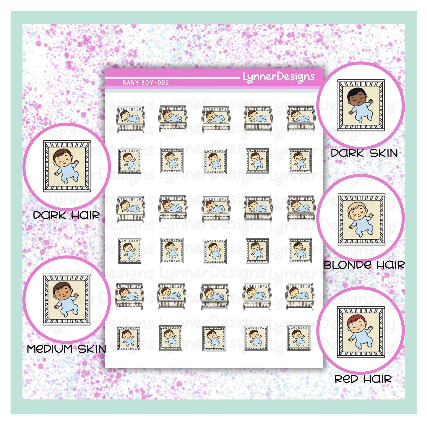 002 Baby Boy - Sleeping in Crib