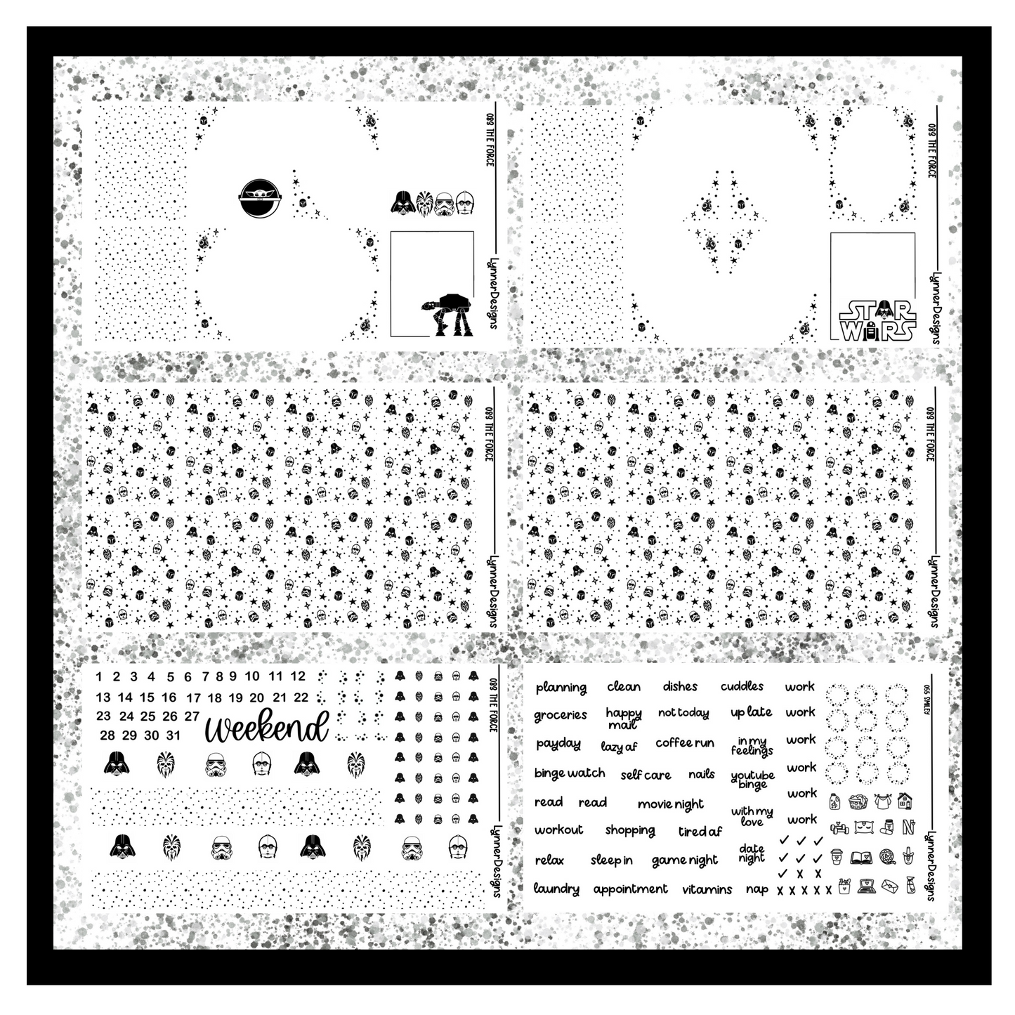 Printable The Force 083 Foil Pack