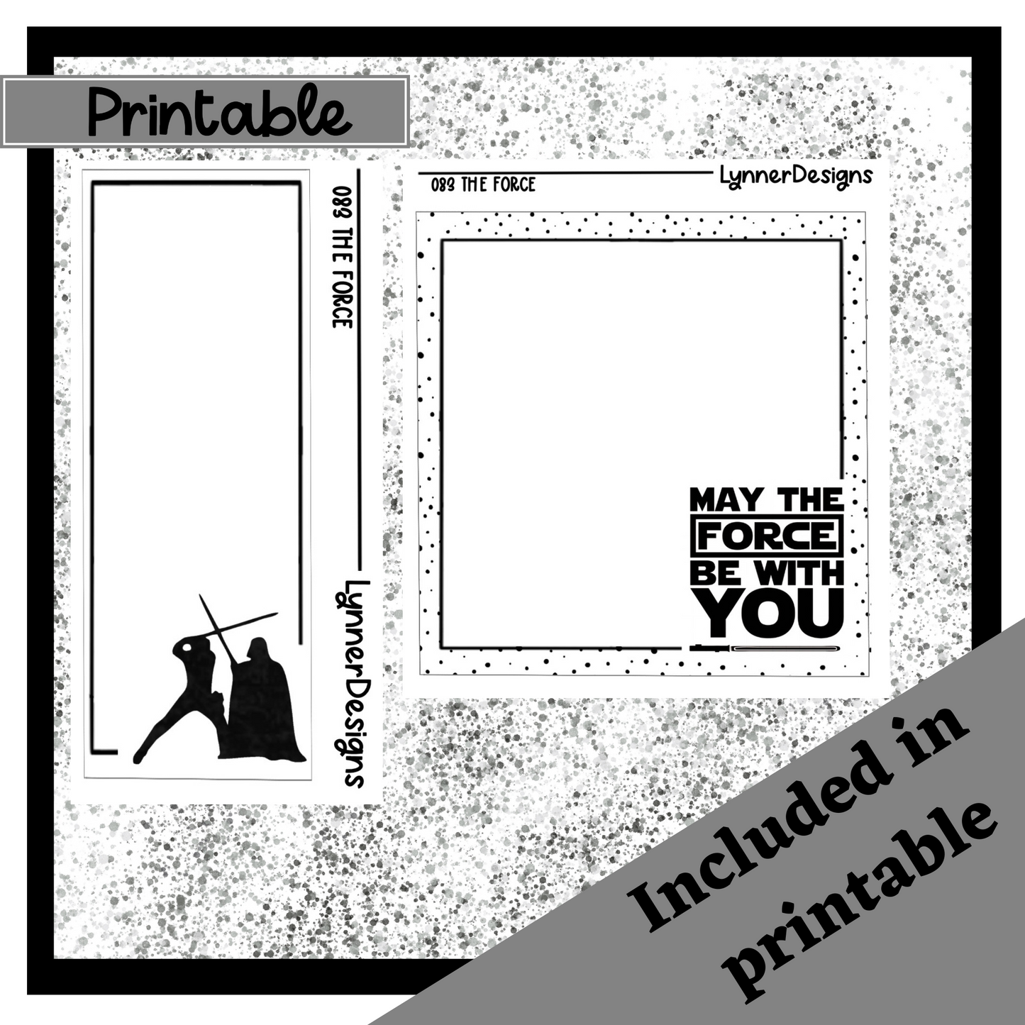 Printable The Force 083 Foil Pack