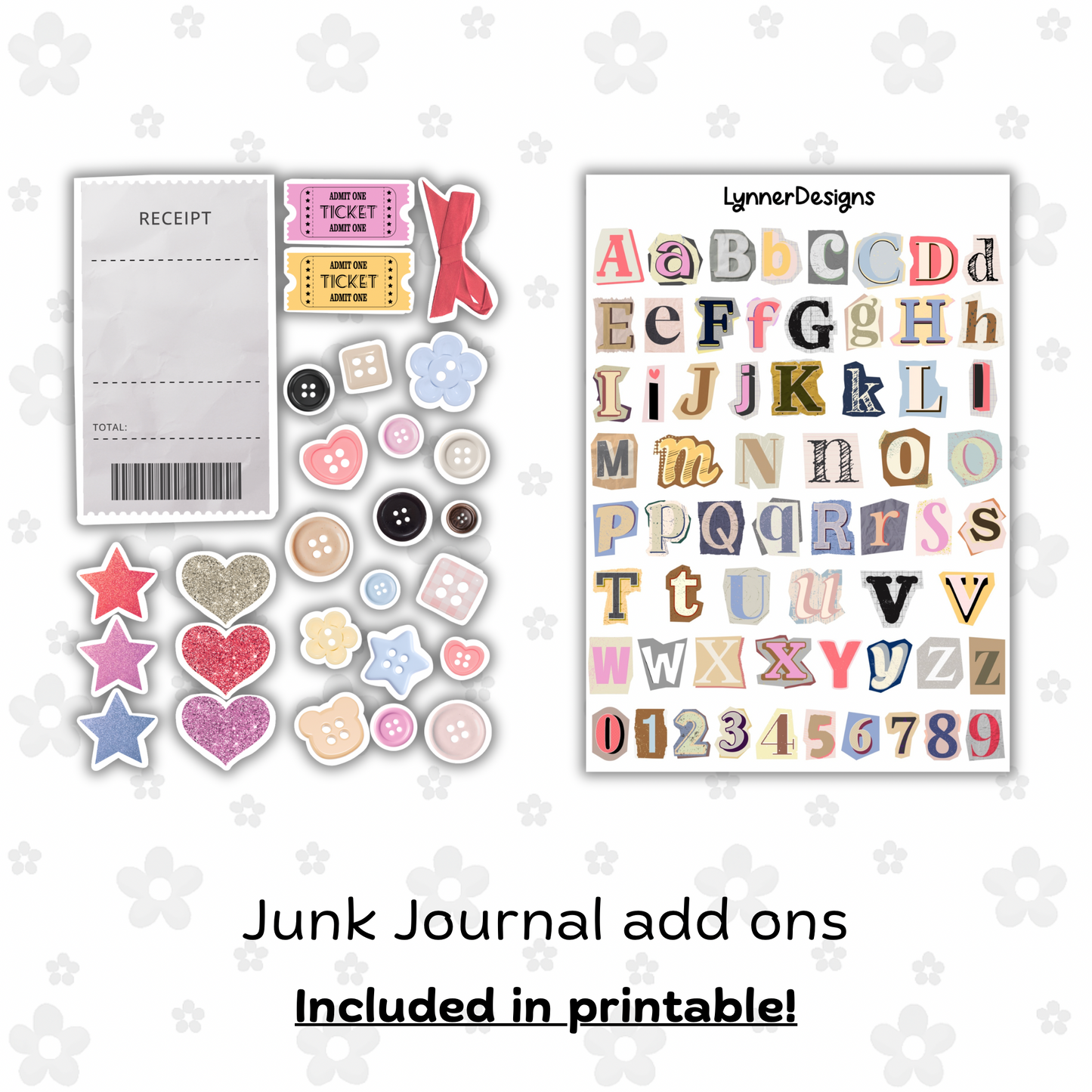 Printable - Book Lover Journaling / Junk Journal Kit