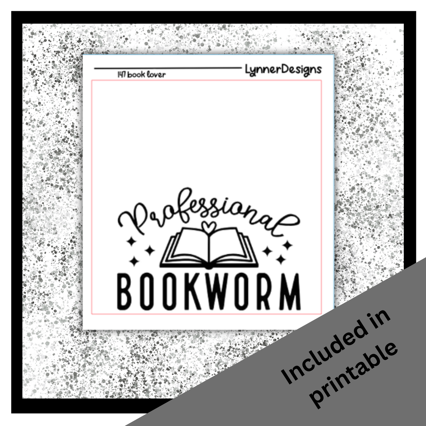 Printable - 147 Book Lover Foil Pack