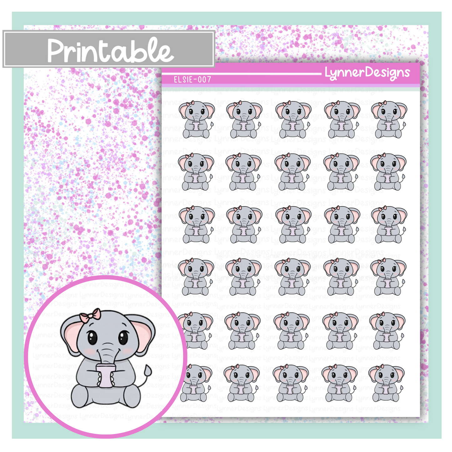 Printable - Elsie 007 - Cell Phone