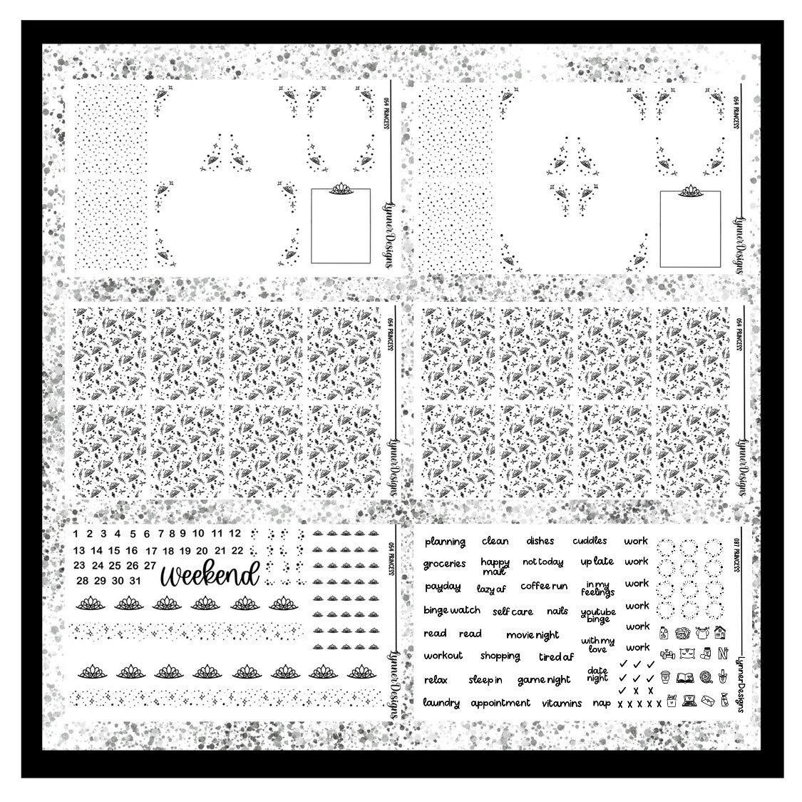Printable Princess 087 Foil Pack