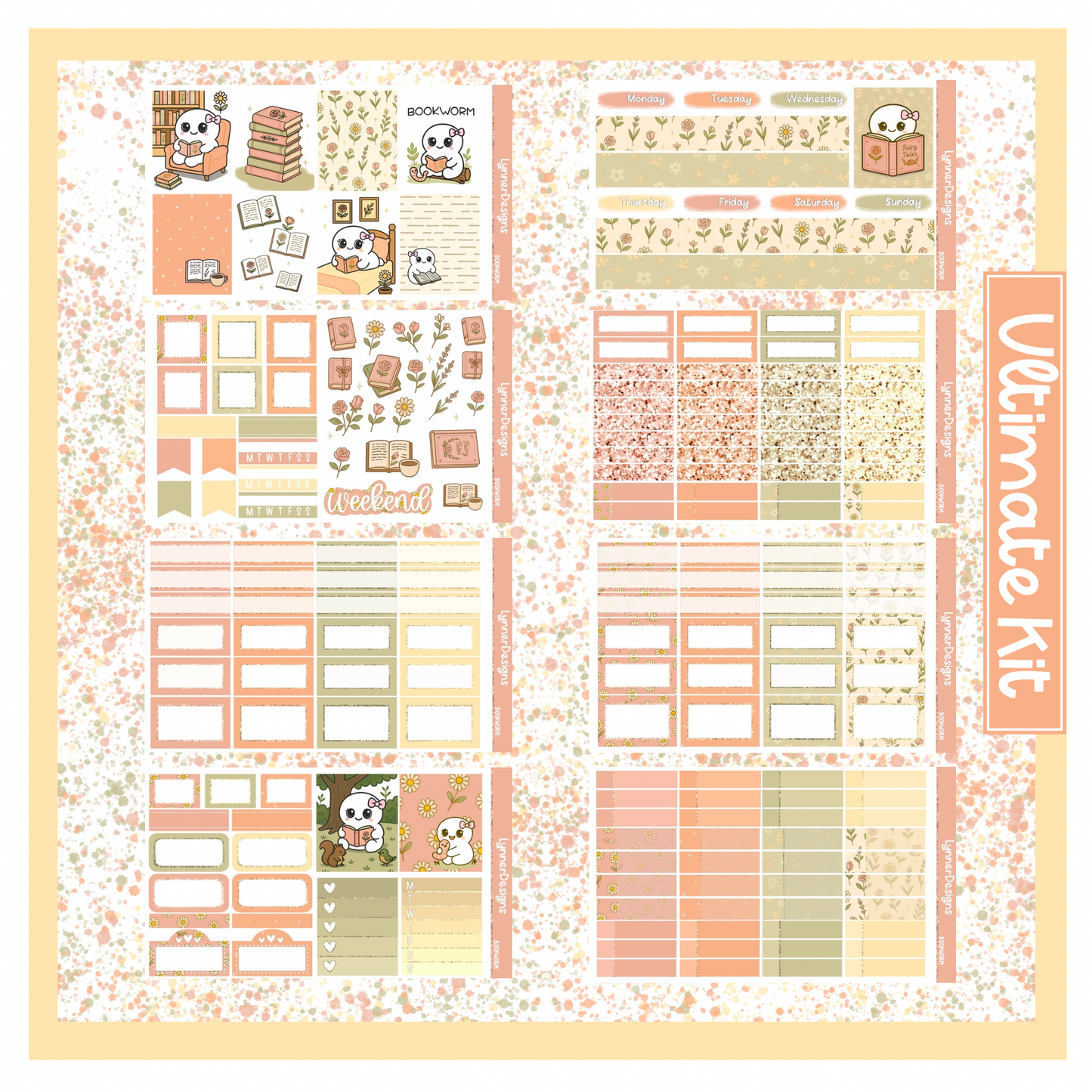 Bookworm - Vertical Weekly Kit - Quinn
