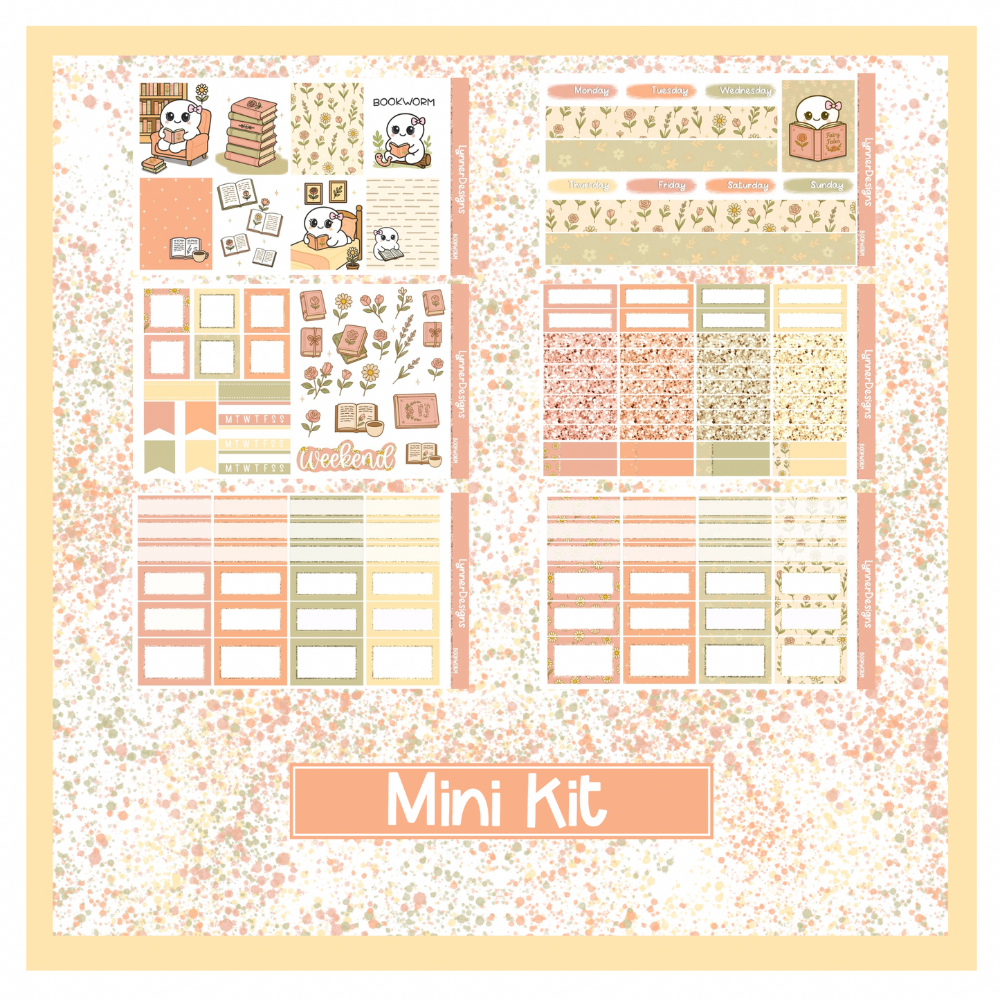 Bookworm - Vertical Weekly Kit - Quinn