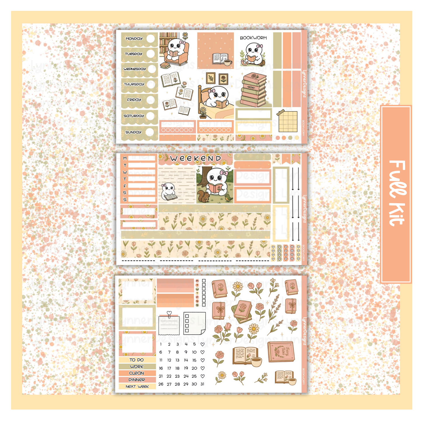 Bookworm - Hobonichi Cousin Weekly Kit - Quinn