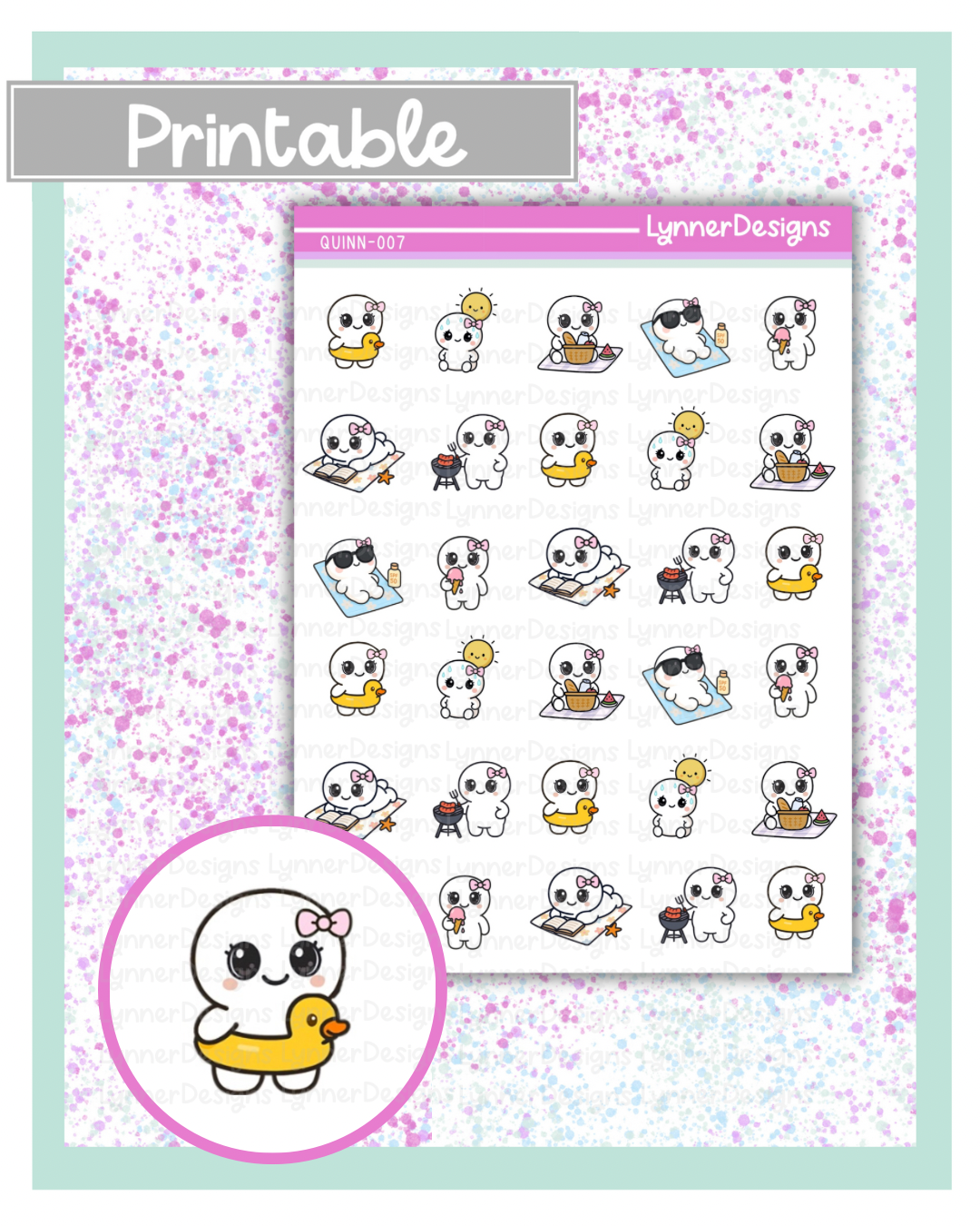 Printable - Quinn 007 - Summer
