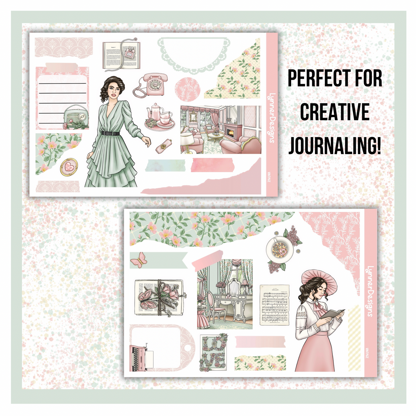 Printable - Vintage Journaling Kit