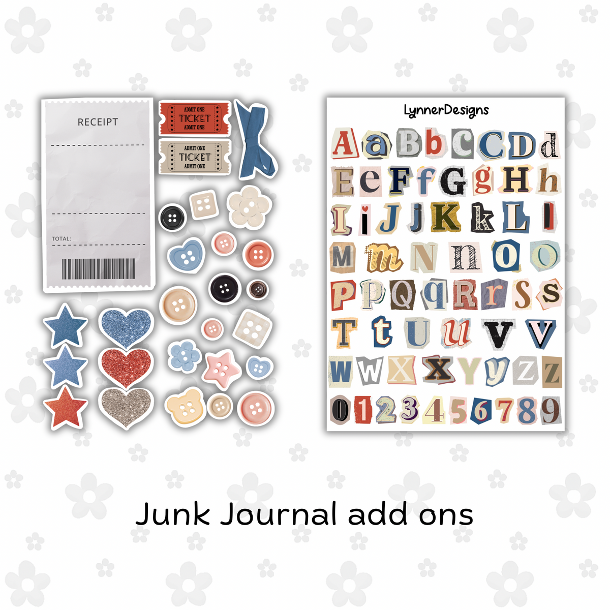 Journaling Kit / Junk Journal - Stars & Stripes