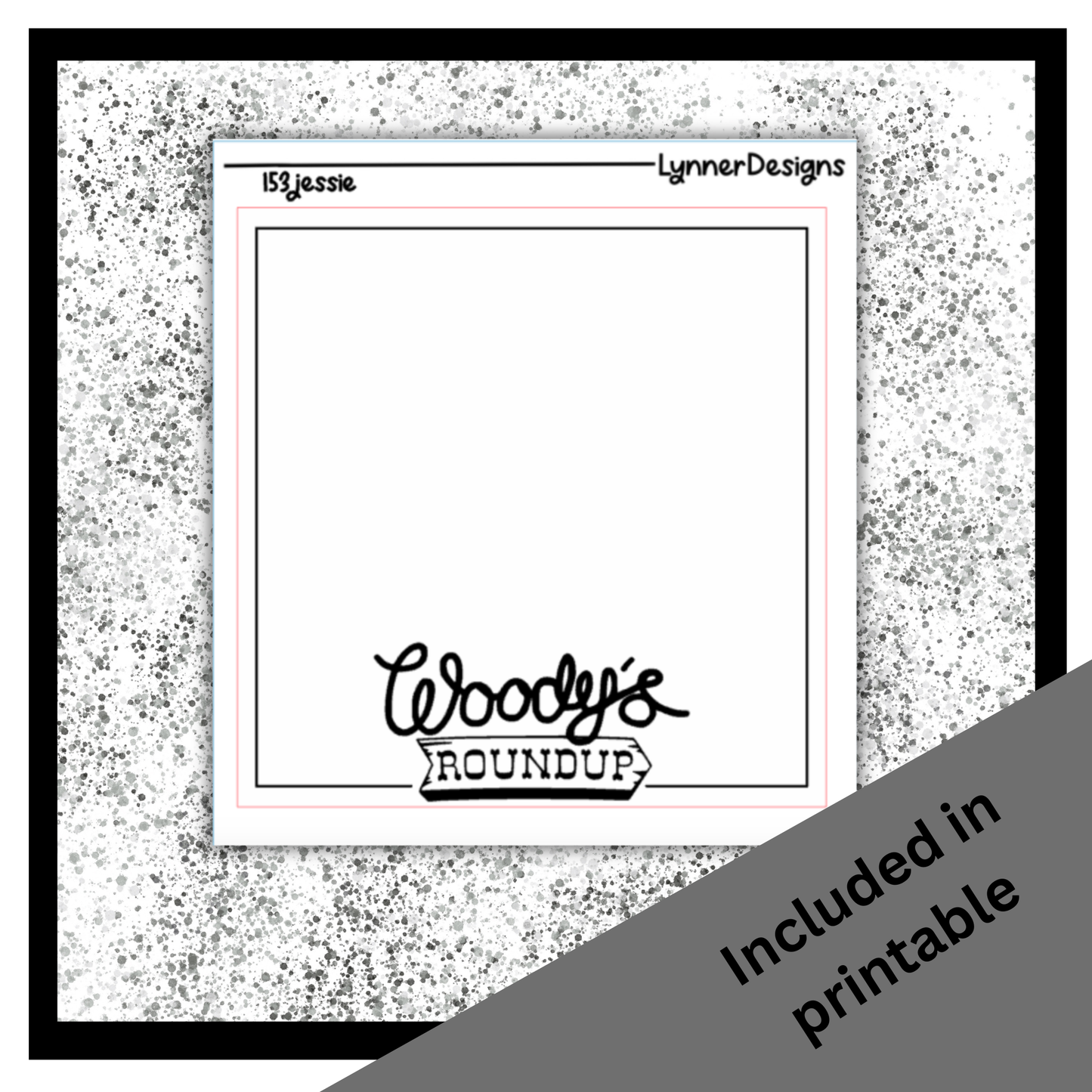 Printable - 153 Jessie Foil Pack