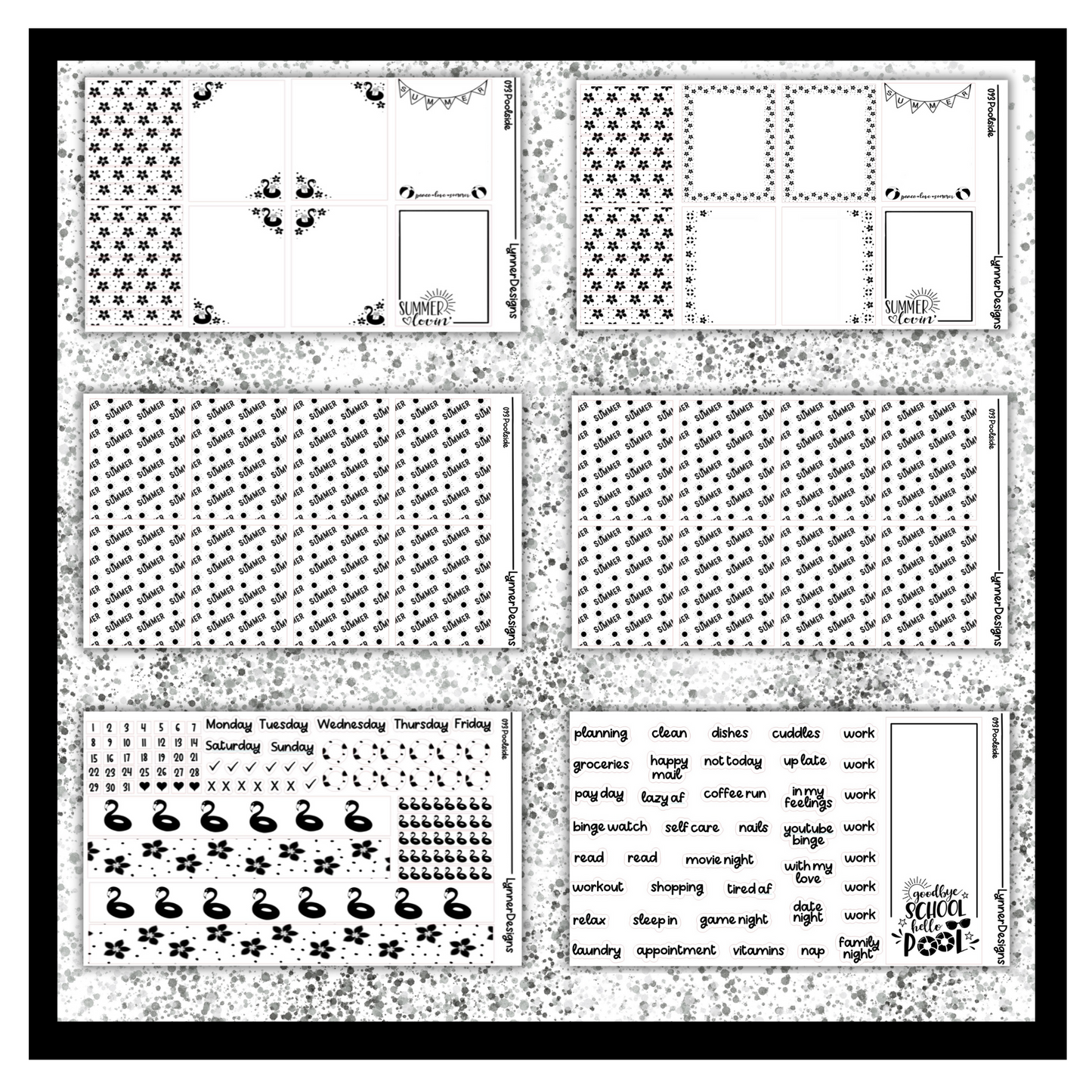 Printable 093 Poolside Foil Pack