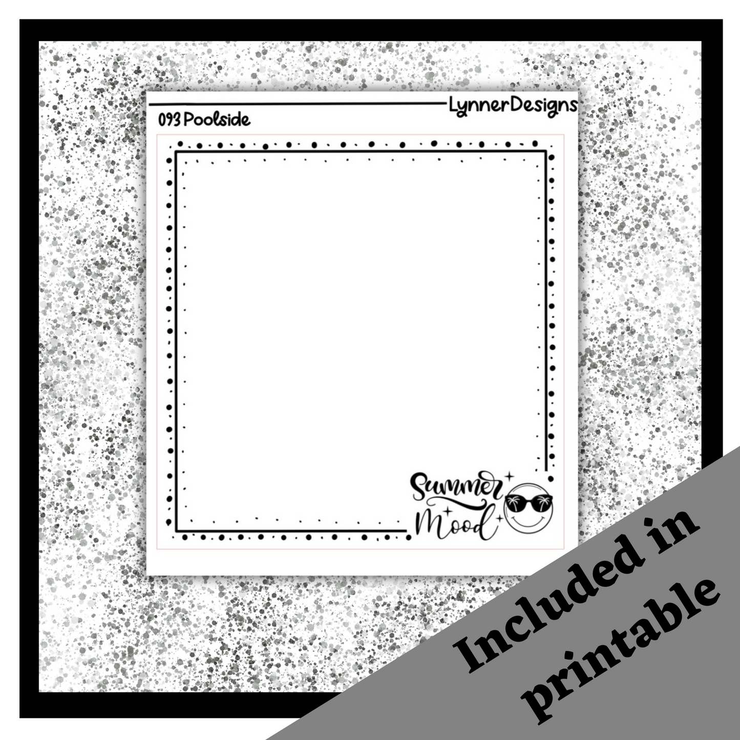 Printable 093 Poolside Foil Pack