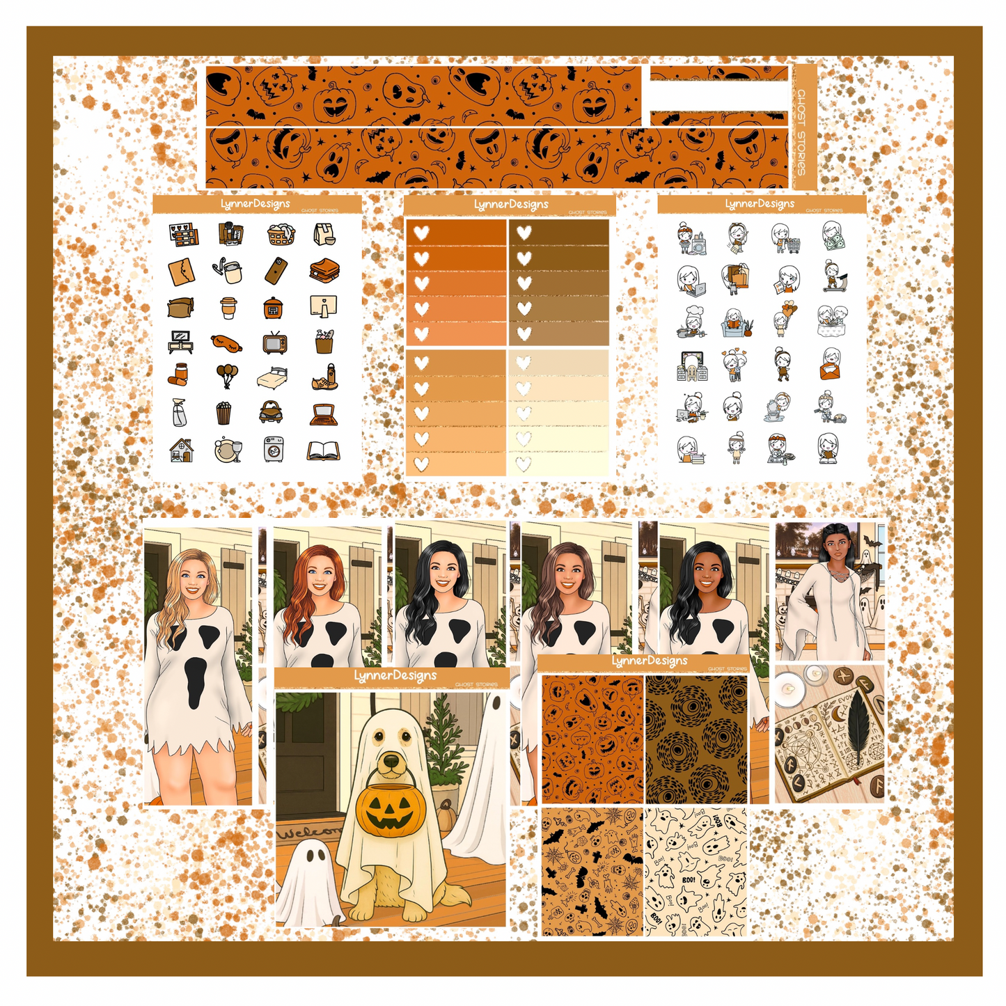 Printable - Ghost Stories - Vertical - Weekly Kit