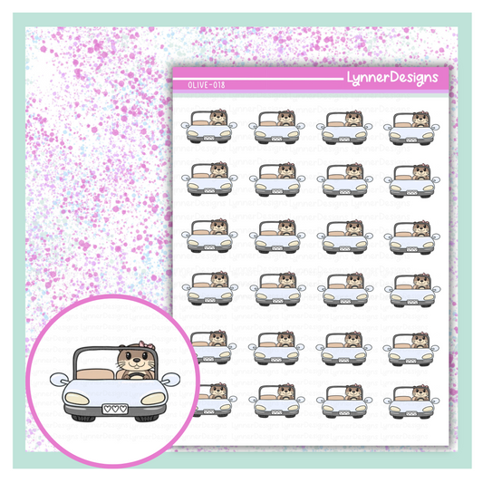 Olive 018 - Driving Car