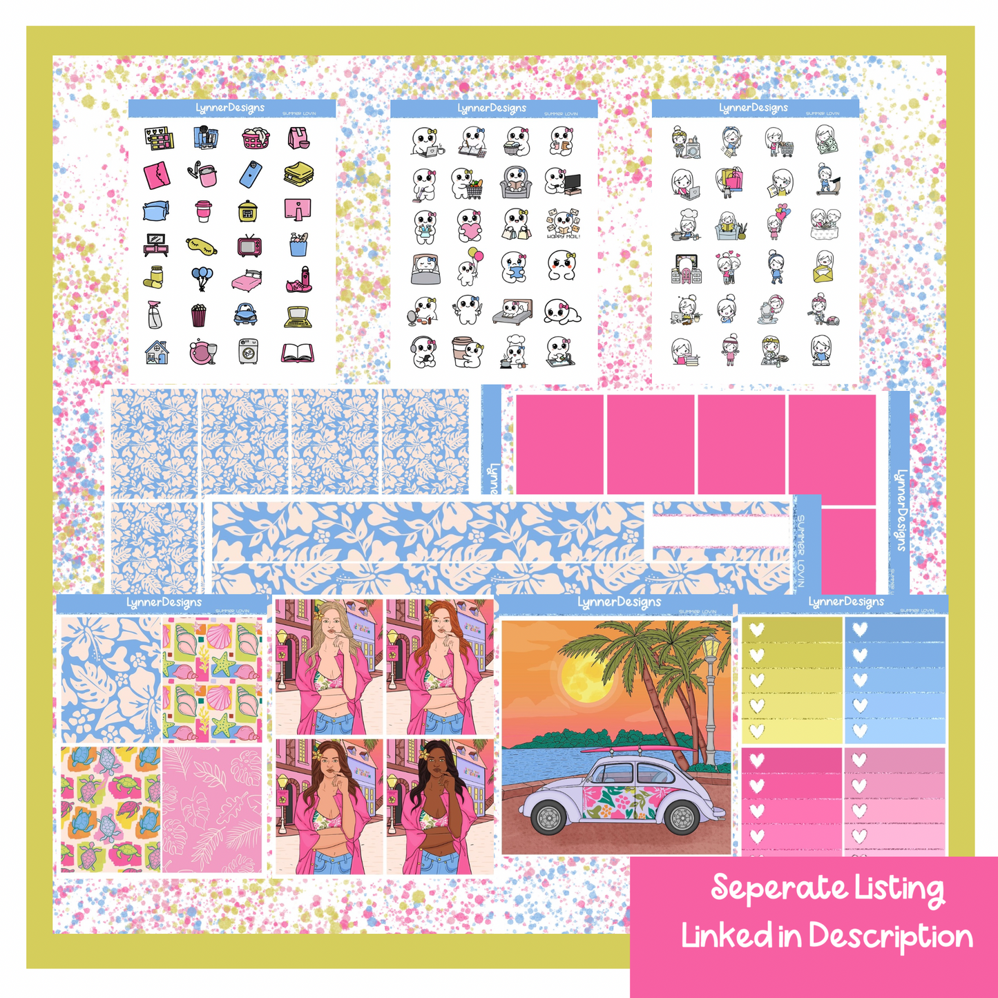 Summer Lovin - Vertical Weekly Kit