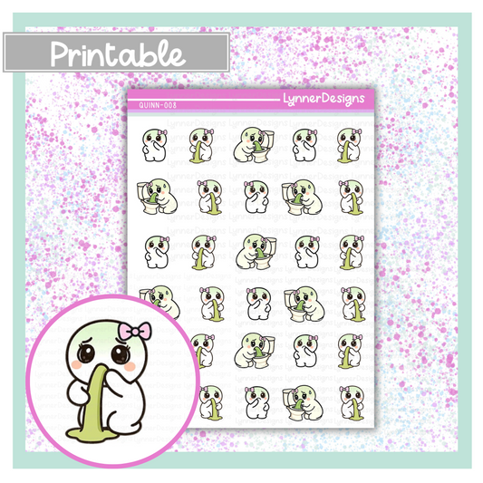 Printable - Quinn 008 - Sick
