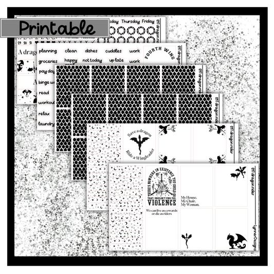 Printable 097 Dragon Rider Foil Pack