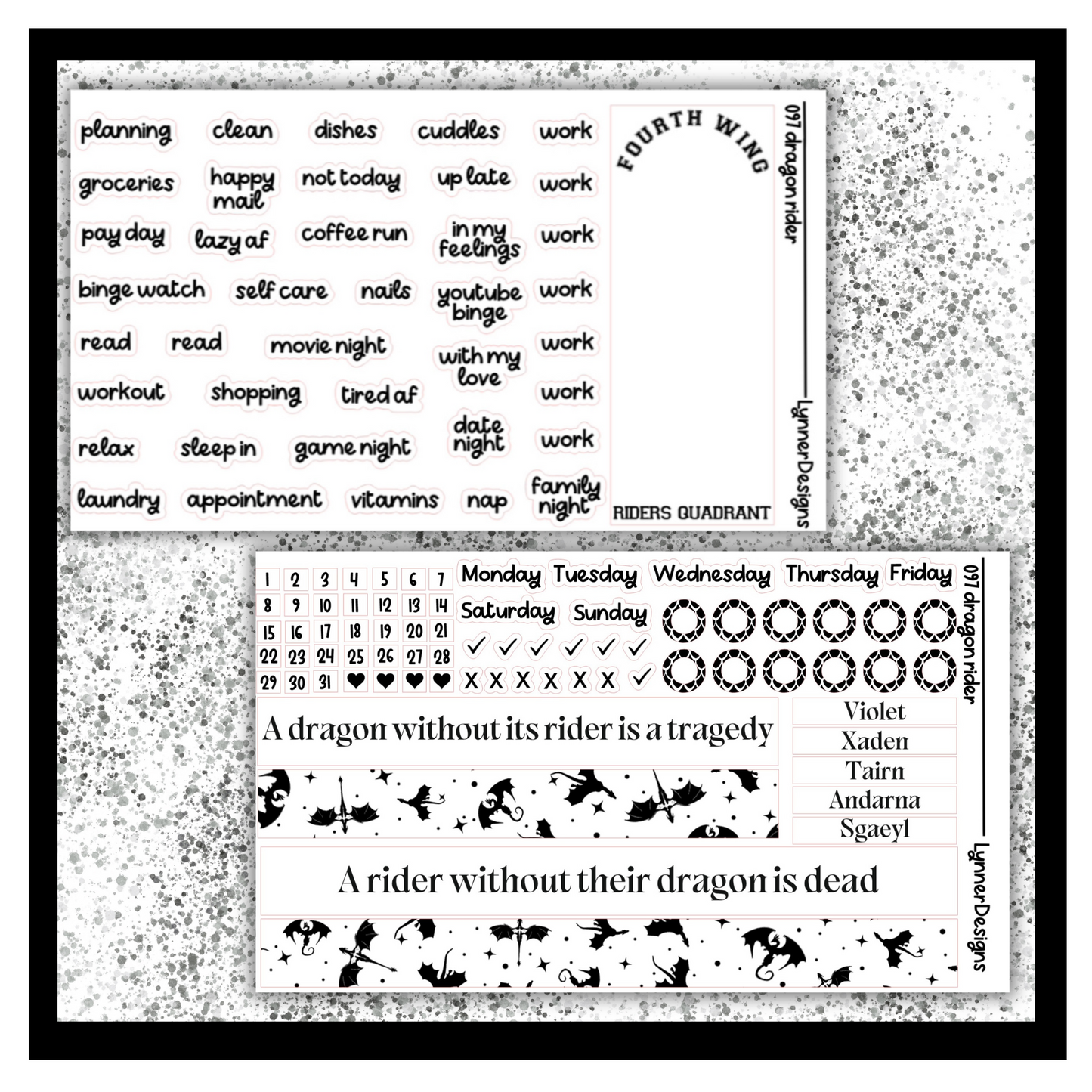 Printable 097 Dragon Rider Foil Pack