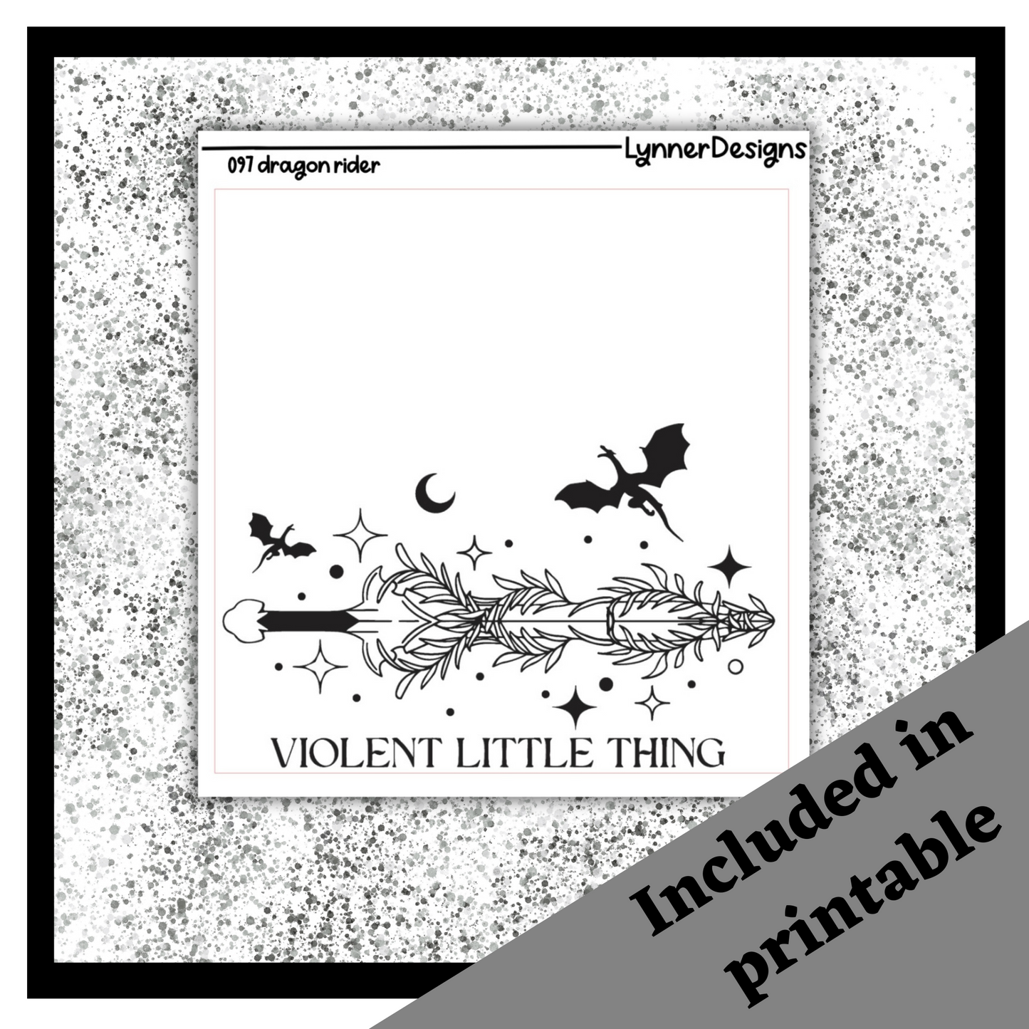 Printable 097 Dragon Rider Foil Pack